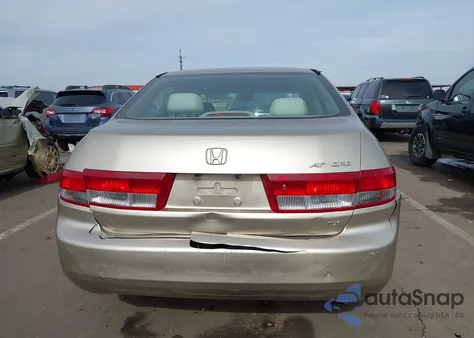 2003 Honda Accord 2.4 Ex z USA, uszkodzony, nr VIN 1HGCM56603A086775